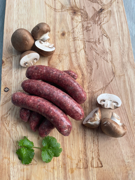 Venison & Mushroom Sausage